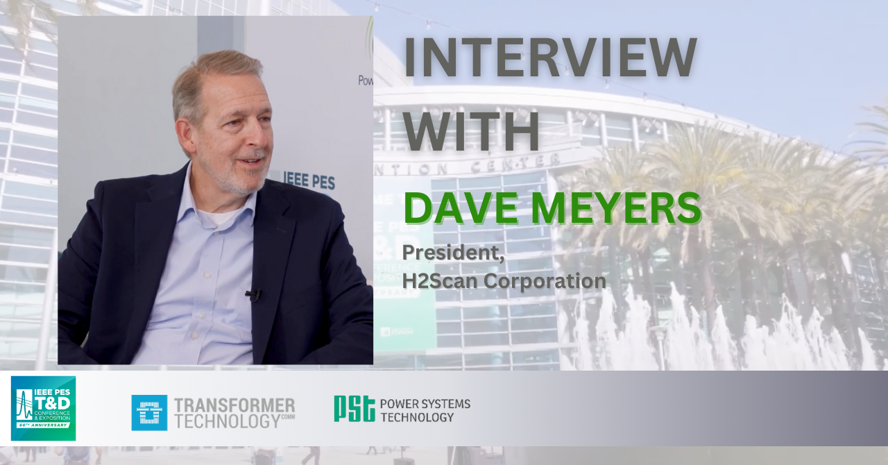 Interview with Dave Meyers, President, H2Scan Corporation