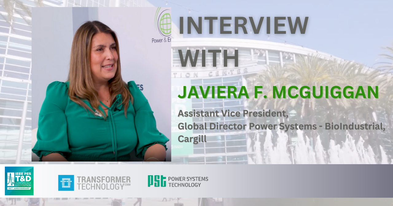 Interview with Javiera McGuiggan, Assistant Vice President, Global Director Power Systems - BioIndustrial, Cargill